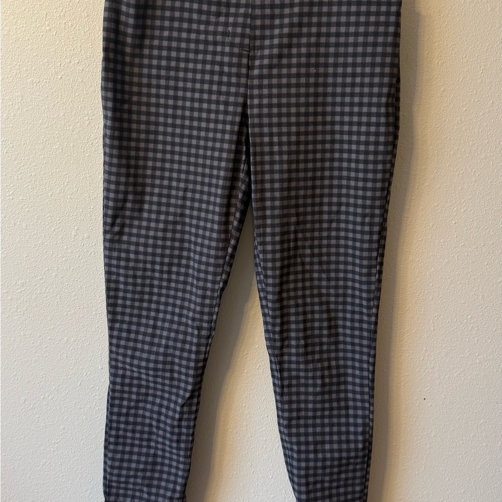 Maurices Black and Gray Plaid Trousers